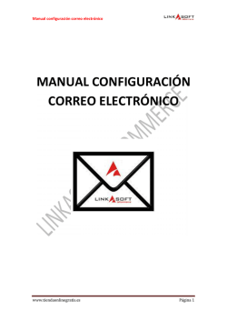 manual configuraci&oacute;n correo electr&oacute;nico