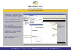 Configuraci&oacute;n Correo Outlook