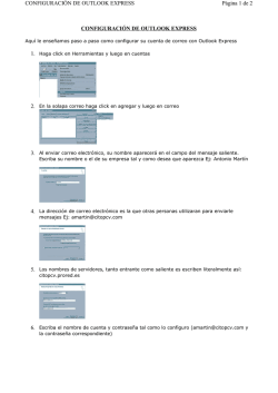 configurar correo