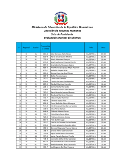 Ministerio de Educaci&oacute;n de la Rep&uacute;blica Dominicana