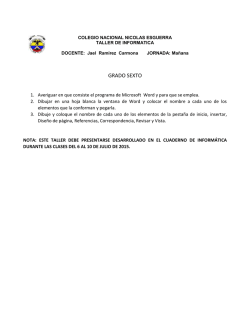 Taller Inform&aacute;tica 6 y 7 PROF. JAEL RAMIREZ
