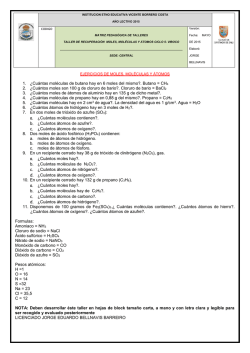 1. &iquest;Cu&aacute;ntas mol&eacute;culas de butano hay en 6 moles del mismo