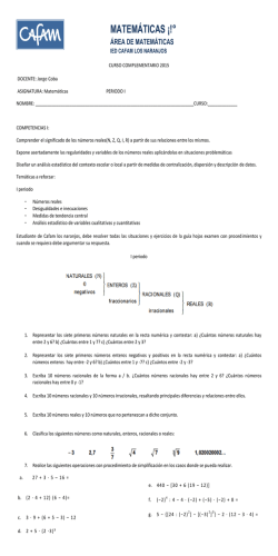 MATEM&Aacute;TICAS &iexcl;!&deg; - Portal Colegio