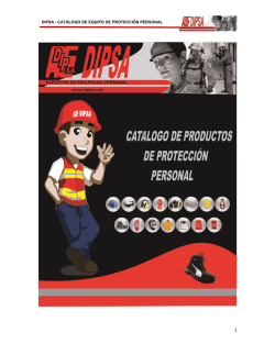 DIPSA - CAT&Aacute;LOGO DE EQUIPO DE PROTECCI&Oacute;N PERSONAL