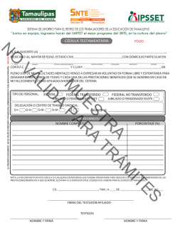 Descargar Muestra de C&eacute;dula Testamentaria.