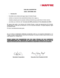 Gu&iacute;as del Suscriptor Oro 2016