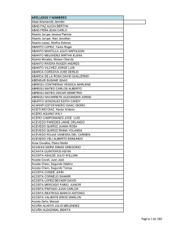 Lista de Electores Habiles