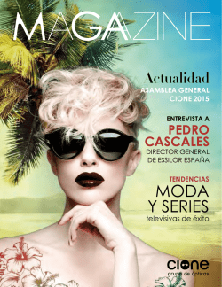 Moda y SERIES