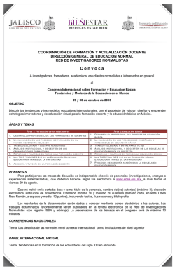 Congreso Internacional sobre Formaci&oacute;n y Educaci&oacute;n