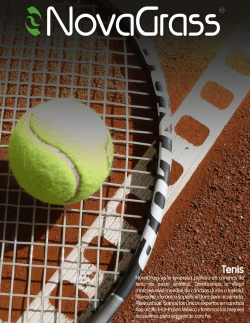 Cat&aacute;logo Canchas de Tenis