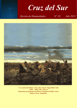 Portada e &iacute;ndice - Revista Cruz del Sur
