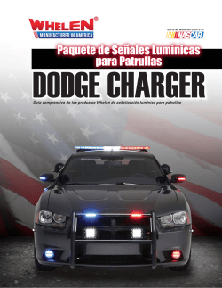 Paquete de Se&ntilde;ales Lum&iacute;nicas para Patrullas