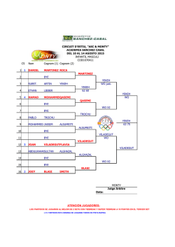 ACADEMIA SANCHEZ CASAL DEL 10 AL 14 - Tennis