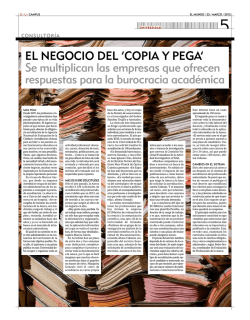 EL NEGOCIO DEL `COPIA Y PEGA` Se multiplican