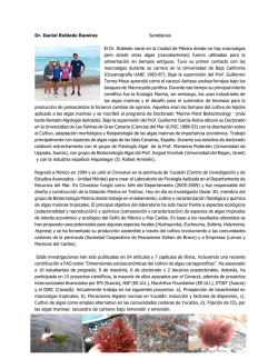 Dr. Daniel Robledo Ram&iacute;rez Semblanza El Dr. Robledo