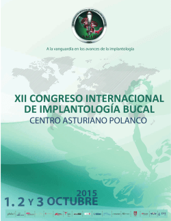 GUIA CONGRESO - Asociaci&oacute;n Mexicana de Implantolog&iacute;a Bucal