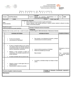 Facilitador: Ing. Thalia Yamilet Reyes Perez Asignatura: Submodulo