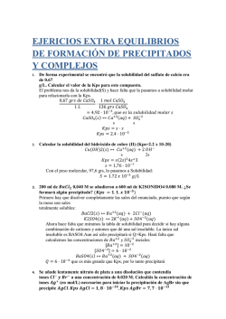 EJERICIOS EXTRA EQUILIBRIOS DE FORMACI&Oacute;N - CH