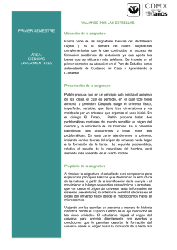 PRIMER SEMESTRE