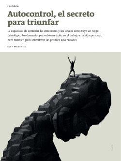 Autocontrol, el secreto para triunfar