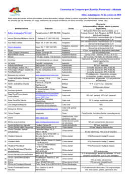 lista de convenios - Familias de Albacete