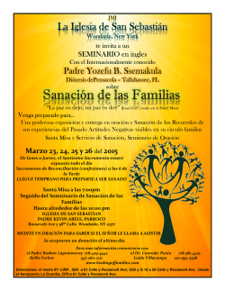 Sanaci&oacute;n de las Familias