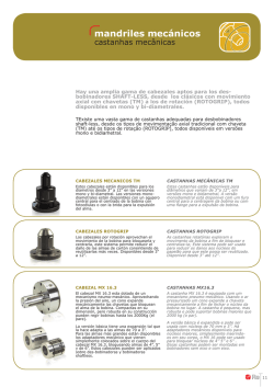 mandriles mec&aacute;nicos