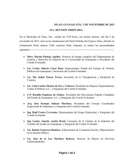 Acta de la reuni&oacute;n - STRC - MAS Mejor Atenci&oacute;n y Servicio