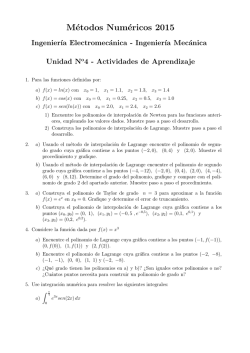 Unidad IV Actividades