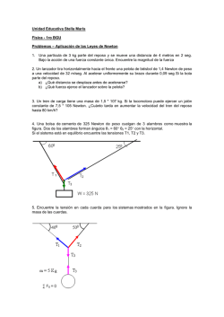 ejercicios de leyes de newton - Unidad Educativa Stella Maris