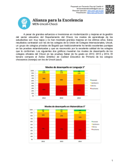El convenio: Alianza para la Excelencia