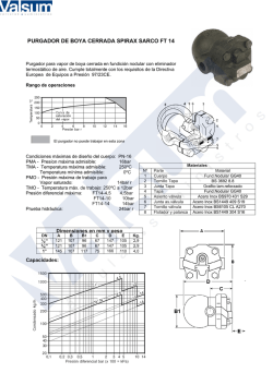 PURGADOR DE BOYA CERRADA SPIRAX SARCO FT 14