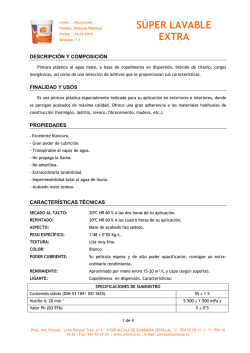 FT Super Lavable Extra Pinresa 2015