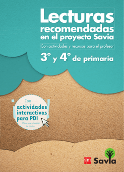 3&ordm; y 4&ordm; Primaria