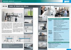 HM 160 Canal de Ensayo 86x300mm