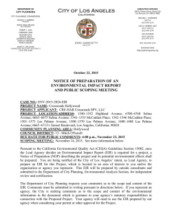 City of Los Angeles - Los Angeles Department of City Planning