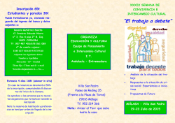 &ldquo;El trabajo a debate&rdquo;