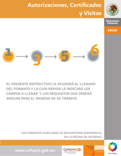 comisi&oacute;n federal para la protecci&oacute;n contra riesgos sanitarios