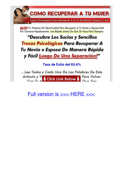 Como Recuperar A Tu Mujer 58nq