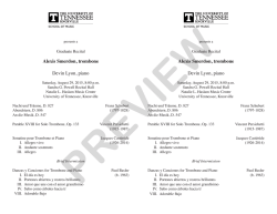 Alexis Smerdon, trombone Devin Lyon, piano