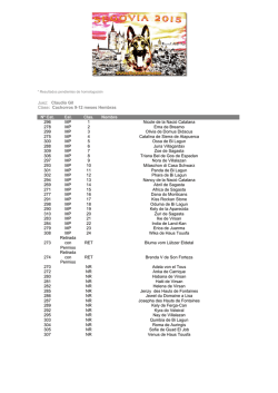 Juez: Claudio Gil Clase: Cachorros 9-12 meses