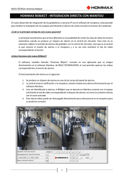 Integracion Hommax En CRA Con Software Manitou