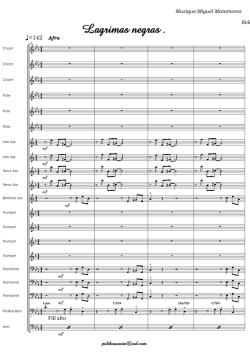 Lagrimas negras . Partition