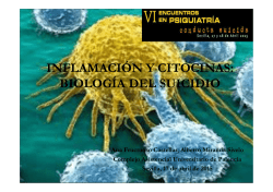 INFLAMACI&Oacute;N Y CITOCINAS: BIOLOG&Iacute;A DEL SUICIDIO