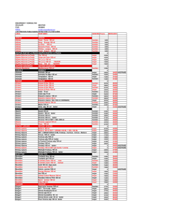 LISTADO MAYORISTA QUIEROPERFUMES NOVIEMBRE