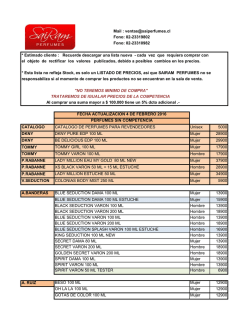 lista - SaiRam Perfumes