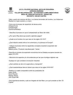 Taller 805. Prof OSCAR ARMANDO CASTRO L&Oacute;PEZ