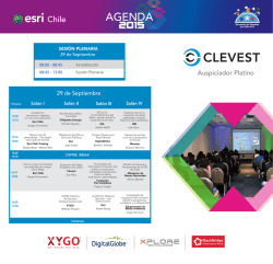 Mira la agenda final