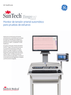 Monitor de tensi&oacute;n arterial autom&aacute;tico para pruebas de esfuerzo
