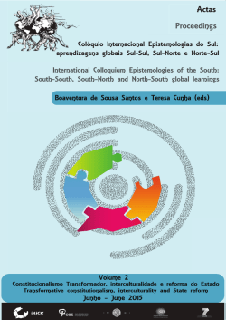 Proceedings Proceedings Actas - Alice &ndash; Espelhos Estranhos